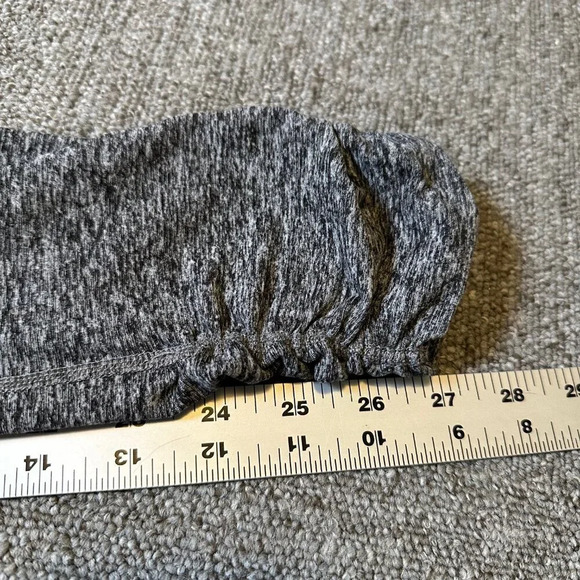Beyond Yoga Gray Heathered Spacedye Essential Gather Scruched Ruched Leggings S - Picture 5 of 5